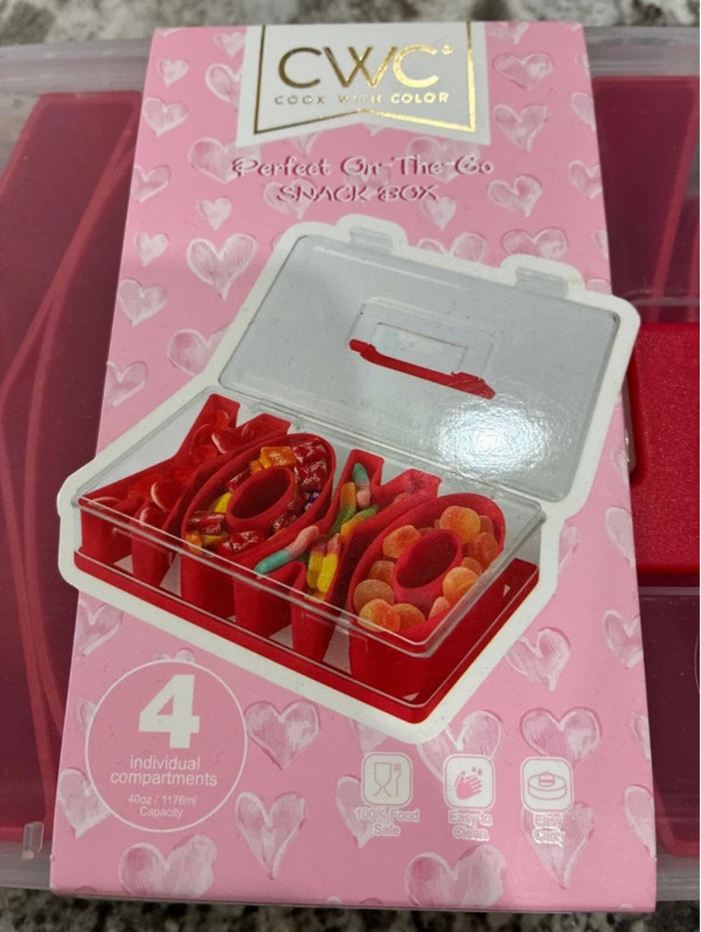 CWC Perfect On The Go Snack Box with 4 Compartments - Picture 2 of 6